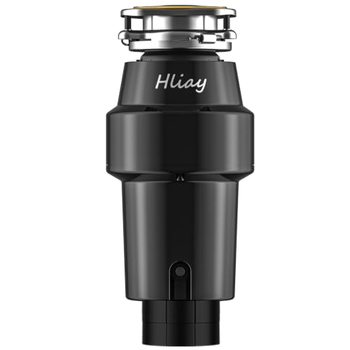 DC Garbage Disposal 1 HP Quiet (60dB) with Cord & Dishwasher...