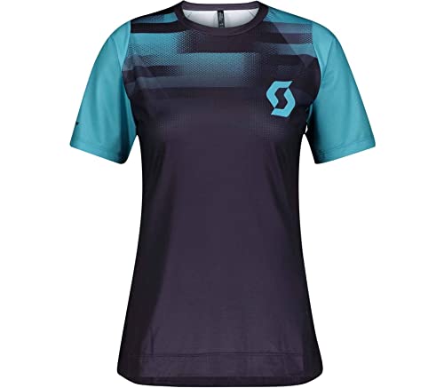  Scott Trail Vertic Pro 2021 - Maglia da ciclismo da donna, colore: lilla/blu, Donna, Lilla, 34-36