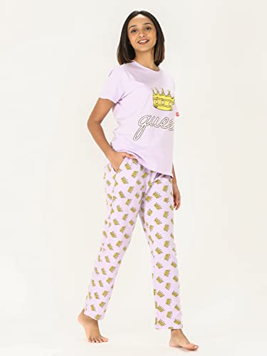 Image of Evolove Women Night Suit Set /Top Pyjama Set