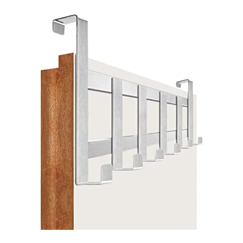Menz Perchero de puerta para colgar con almohadillas antideslizantes y de fieltro Cover