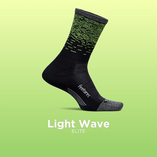 Image of Feetures Elite Light Cushion Mini Crew Sock - Sport Sock with Targeted Compression