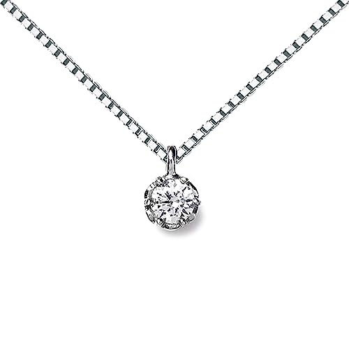 [Diamond Lab] ダイヤモンド ネックレス レディース 一粒 0.07ct
