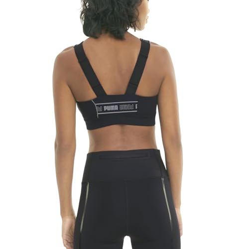 PUMA PUMA Women's High Impact Fast Bra, Black, X-Small