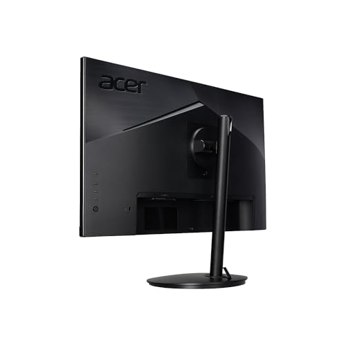 Image of acer CB272 Dbmiprcx 27 inch Full HD (1920 x 1080) IPS Frameless, AMD FreeSync, 1ms VRB, ErgoStand Monitor with Full HD Adjustable Webcam (Display Port, HDMI & VGA Ports),Black