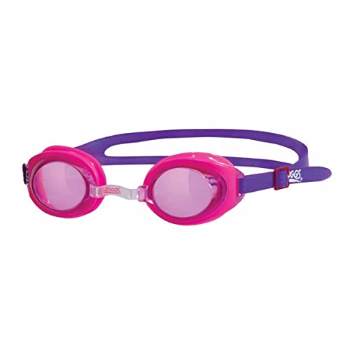 Zoggs Ripper Junior Gafas de natación, Infantil, Rosa, Púrpura, Tinte, 6-14 años