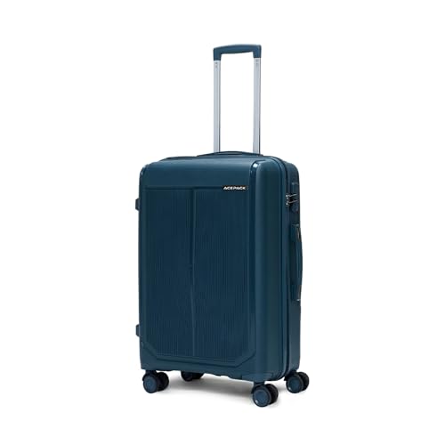Image of ACEPACK by Verage Megatron Hard Side Polypropylene Luggage Medium Check in 74L | Lightweight Unbreakable Suitcase Set with 360 Silent Spinner Wheels, Number Lock & Telescopic Handle