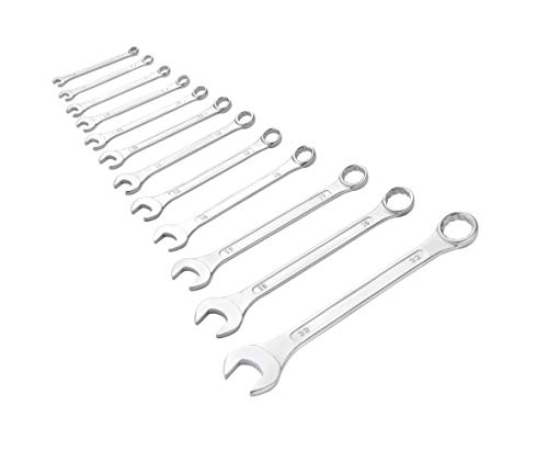 Image of ACHRO Stainless Steel Tool Kit with Allen Key Set and Combination Spanner Set (Multicolour) - Set of 21 Pieces