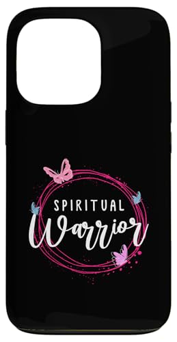 Positive women saying or Spiritual Warrior Case for iPhone 13 Pro