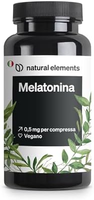 Melatonina Pura – 365 Compresse (12 mesi) – Integratore Sonno – Forte per Dormire e Riposare Meglio – Testato in Laboratorio