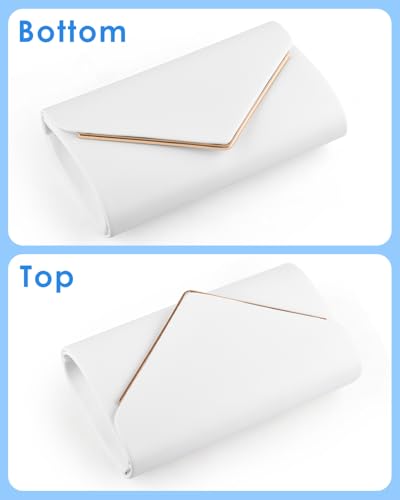 Image of TINDTOP Clutch Purses for Women, PU Leather Formal Evening Bags Shoulder Party Handbags Wedding Cocktail Prom Clutches
