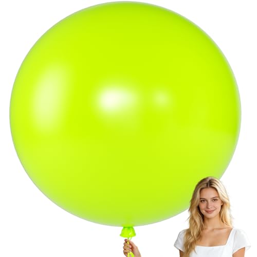 Image of KALOR Lime Green Giant 36 Inch 9pcs Large Latex Balloons