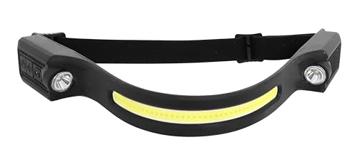 Work it by Millarco® Lampada Frontale LED Ricaricabile 1200 mAh | Sensore di Movimento | Fascia Regolabile | IPX4 Impermeabile