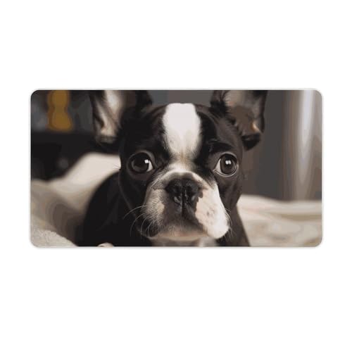 Tapis de souris Boston Terrier : fini le tapis qui glisse sur votre bureau de travail