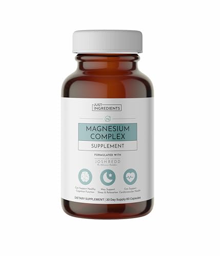Magnesium Complex – 60‑Capsule Five Bioavailable Magnesium Forms (Aquamin® Sea Minerals, Malate, Orotate, Taurate, Bisglycinate) – Supports Relaxation, Sleep, Mood, Heart & Nervous System