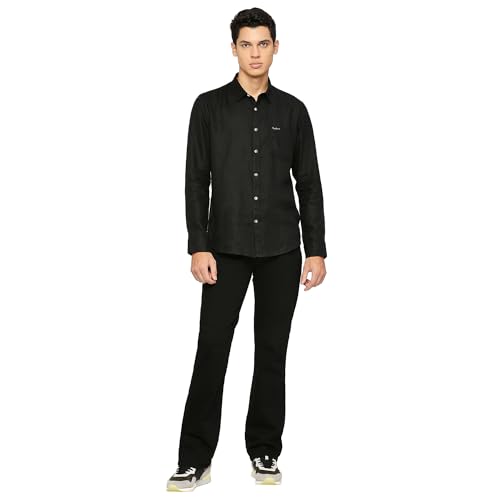 Image of Pepe Jeans Mens Linen Regular Fit Shirt