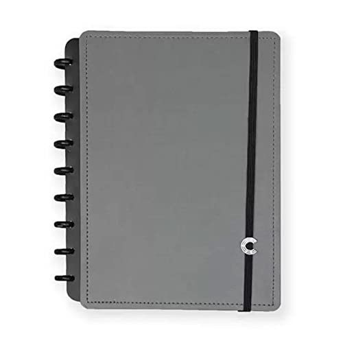 Caderno Inteligente Medio Basic Grey 80Fls - 88276