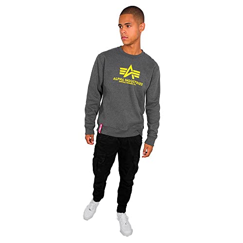 Sweatshirt Alpha Industries vêtement mode homme pull col rond décontracté 178302np