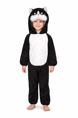 Image of Raj Costume Animal Fancy Dress Costume for Boys & Girls | Hooded Full Body Wildlife Zoo Animal Jumpsuit | Soft Costume for School Function, Fancy Dress, Halloween, Birthday, Cosplay & Role Play