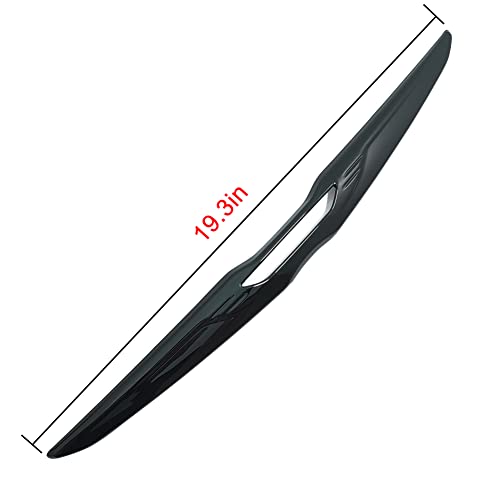 Kolya Glossy Black Front Bumper Center Grille Emblem Cover Grill Badge Molding Trim For 2011-2022 Chrysler 300 300C #TOP1