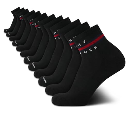 Tommy Hilfiger Mens 12 Pack Cushioned Quarter Athletic Socks Arch Support | Soft Padded Sole With Breathable Mesh Zones Supportive Ankle Fit That Stays Put Through Workouts and Everyday Activ product thumbnail 15