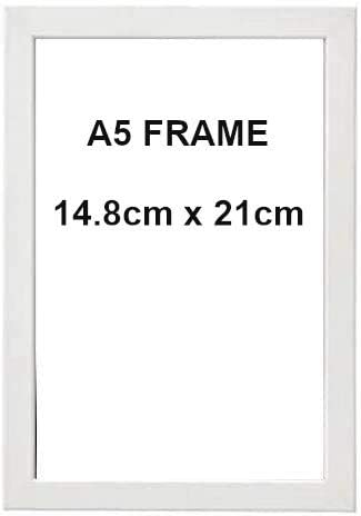 USL *Pack of 2* A5 White Frame for Photo Certificate Document Picture Framing. **Quantity Discounts Available** A5 White Frame UK Stock - Choose Pack Size (Pack of 2)