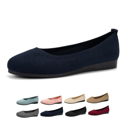 Chaussures de travail de bureau confortables et plates pour femme active
