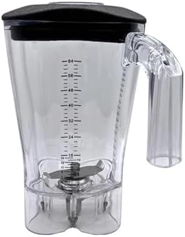 Blender Cup, With Blade Lid On The Bottom, Compatible For Hamilton Beach HBH550/650/850 Blender Ice Crusher Juicer Container Tank Replacement(850)