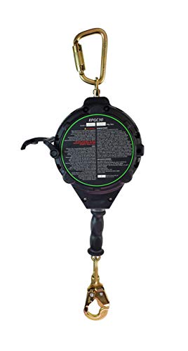 Image of Frontline RPGC 30 Ft Cable Single Leg SRL with Steel Snap Hook End | Ergonomic Carry Handle & Tagline | High Strength, Corrosion-Resistant | 310 lbs Capacity | ANSI & OSHA Compliant