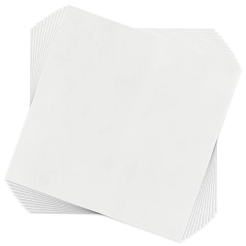BENECREAT 50 Sheets Blotting Paper for Flower Press, 10.43x10.43Inch Flower Press Paper Highly Absorbent and Reusable Blotter Paper for Flower Press Herbarium Paper Craft