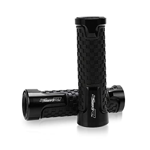 Griff 7/8 "22mm Motorrad Anti-Rutsch Lenker Lenkergriffe FÜR BMW K1200R SPORT 2006 2007 2008 Zubehör K1200R Lenkerabdeckung(Black)