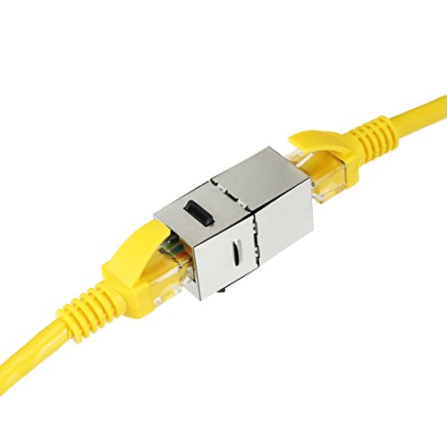 uxcell 8 Packs CAT 6a Keystone Jacks RJ45 Couplers miniatura 6