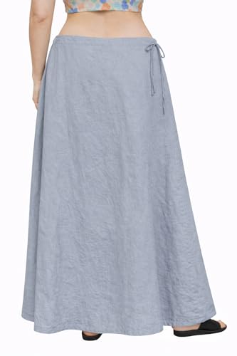 Image of CITIX Pure Cotton Petticoat for Woman Saree | Adujastable Drawstring Waist