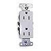 15A 5-15R 125V Receptacle Deco White - Pack Of 6