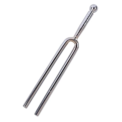 IKadiya Diapasón 12 cm, Acero Inoxidable Diapasones Estándar A440 Hz Herramienta de Tono para Dispositivo Musical, Instrumento Afinador de Guitarra de Violín Cover