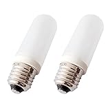 SKYEVER Halogen JDD 150W Lamp Bulb for Photographic Modeling Light, Strobe Light and Flash Light, 110-130V, 2000lm, E26 Lamp Cap (2 Pack)