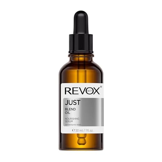 REVOX B77 - Just Blend Oil, 30 ml, Mezcla de Aceites para Rostro y Cuello, Suero Nutritivo, Hidrata y Recupera la Luminosidad de la Piel, Sérum Anti Imperfecciones, Fórmula Ligera de Rápida Absorción
