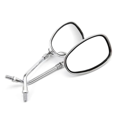 Espejos laterales de motocicleta para Shadow y VTX1300 retrovisores ajustables cromados