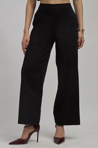 VIRGIO Cotton Stretch High Rise Wide Pants3