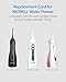 Water Flosser Charger Replacement for COSLUS, Nicwell, Nicefeel, Hangsun, Aquasonic, MOSPRO, Oralfree, Tovendor, Initio, McNaval, Zerhunt and Cremax Oral Irrigator Water Flosser 4.9FT(1.5M) Black