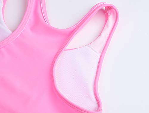Image of JerrisApparel Little Girls' Summer Two Piece Boyshort Tankini Kids Swimsuit