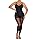 SHAPELLX Full Body Shapewear for Women Tummy Control Body Shaper Sheer Footless Pantyhose Compression Tights Black Small