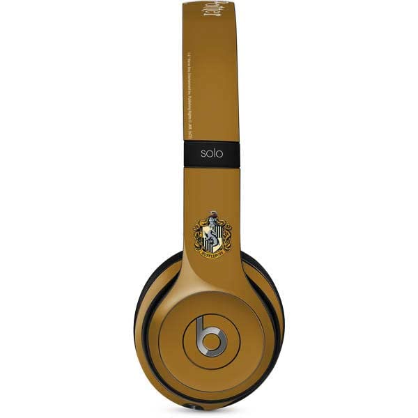 Skinit Decal Audio Skin Compatible with Beats Solo 2 Wired - Officially Licensed Warner Bros Hufflepuff House Crest Design