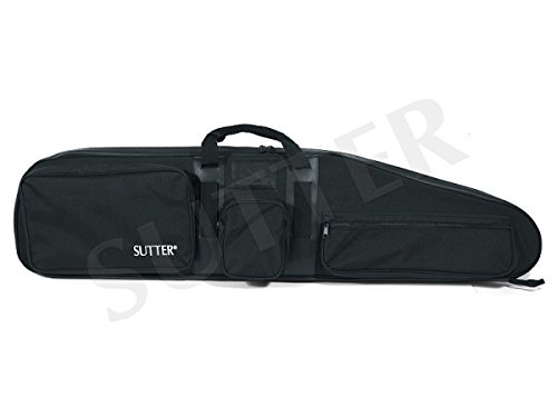 SUTTER Premium Waffentasche 125x35x12cm Schwarz - Abschließbare Gewehrtasche Gewehrkoffer