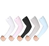 Shinymod Sports Manguitos de enfriamiento Manguitos de jardinería Unisex Solar Protección UV Manguito de Brazo Larga para Todas Las Actividades al Aire Libre Protección de la Piel