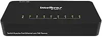 Switch 8 Portas Fast Ethernet SF 800 Q+ Preto Intelbras