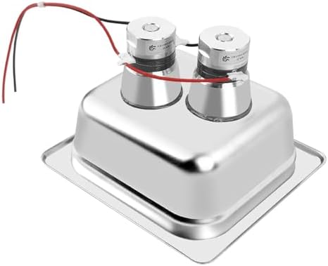 1.3L Bath Stainless Steel 304 Tank with Piezoelectric Transducer DIY Ultrasonic Cleaner Spare Parts(60W Bath)