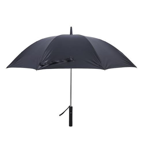 Mayueri Sombrilla con Ventilador de Niebla, Ventilador de Refrigeración Multifuncional, Sombrilla para Actividades al Aire Libre Estivales Calientes, Tejido de Aleación y Plástico (Azul)