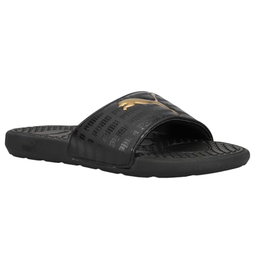 PUMA Womens Cool Cat Echo Logo Slide Casual Sandals Casual - Black2