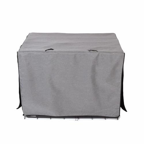 Danish Design Dog Crate Cover - Blackout Lined, Roll-Down Doors - Grey - XL, XL (Pack of 1) - Image 2