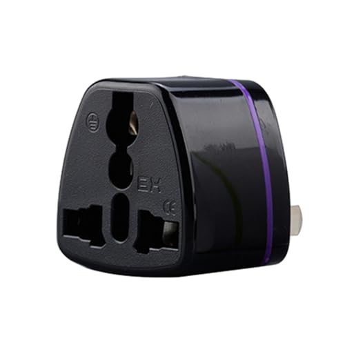 Huasean Adattatore da Americano a Europeo | Adattatore di Alimentazione da Viaggio Internazionale 50/60 Hz 110-250 V | Convertitore Adattatore Europeo Portatile, adattatori sicuri per Europa, Italia